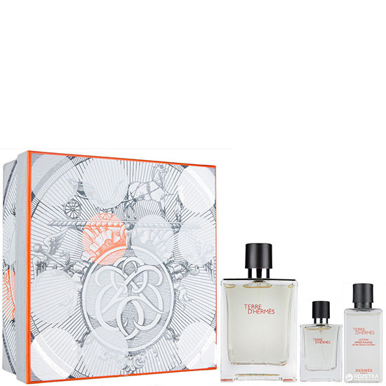 снимка на парфюм Hermes TERRE d'Hermes комплект 3 части 100 мл - EDT