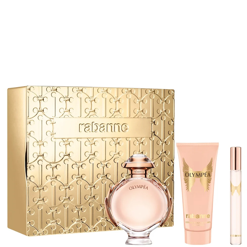 снимка на парфюм Paco Rabanne OLYMPEA комплект 3 части 80 мл - EDP