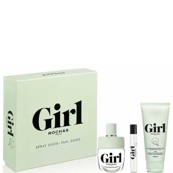 снимка на парфюм Rochas Girl комплект 3 части 100 мл - EDT