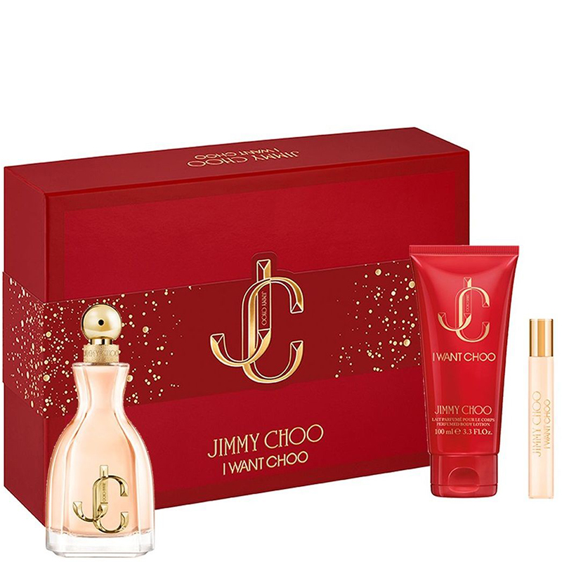 снимка на парфюм Jimmy Choo I Want Choo комплект 3 части 100 мл - EDP