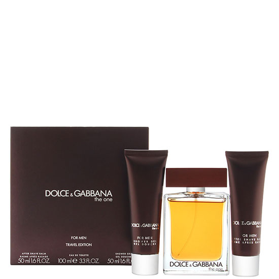 снимка на парфюм Dolce&Gabbana THE ONE за мъже комплект 3 части 100 мл - EDT