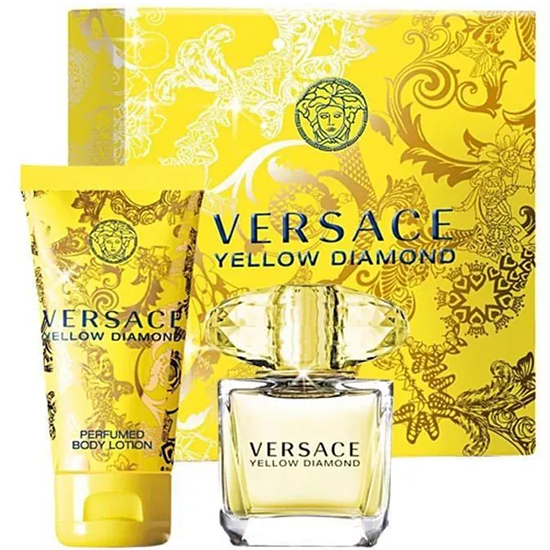 снимка на парфюм Versace YELLOW DIAMOND комплект 2 части 90 мл - EDT