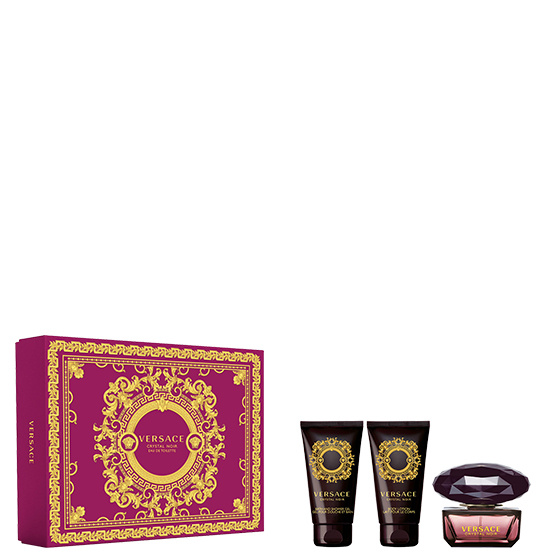 снимка на парфюм Versace CRYSTAL NOIR комплект 3 части 50 мл - EDT