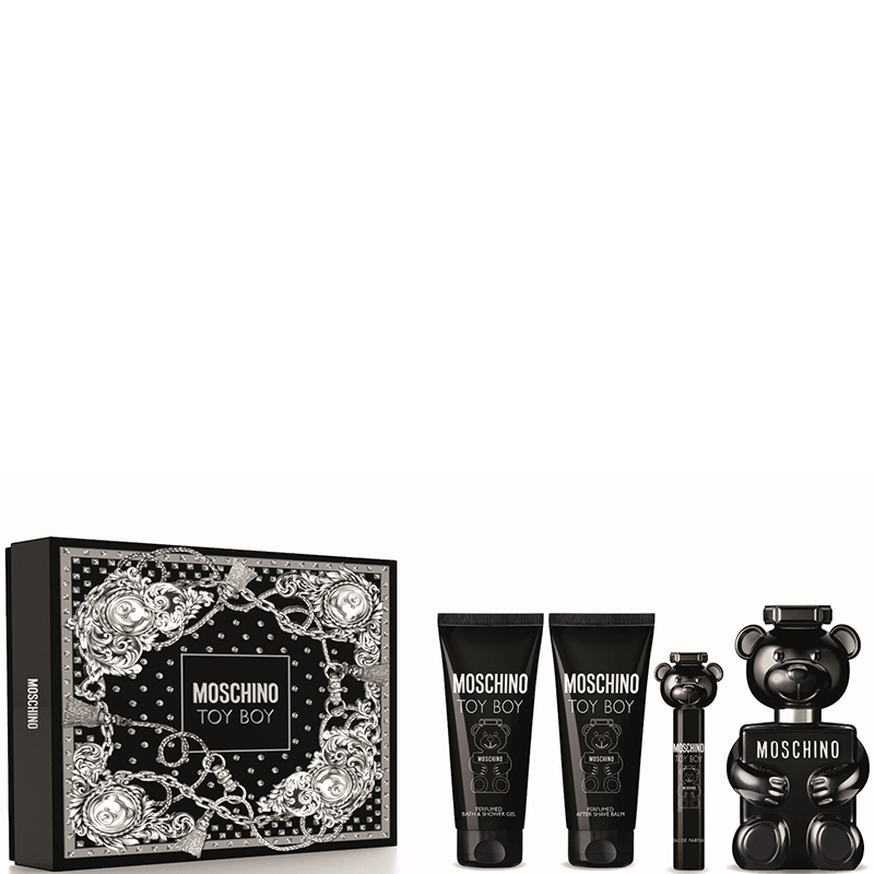 снимка на парфюм Moschino Toy Boy комплект 4 части 100 мл - EDP