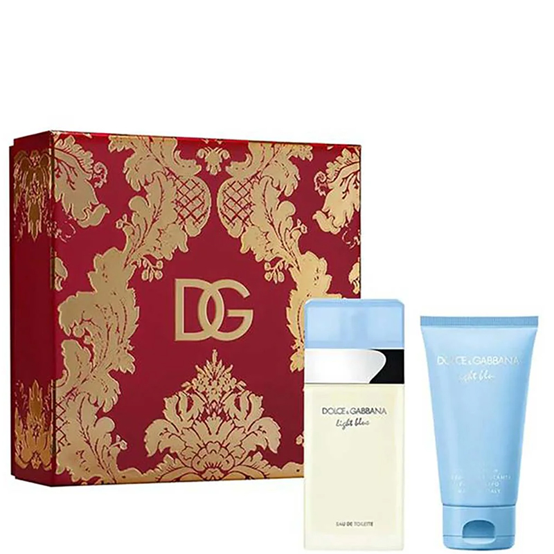 снимка на парфюм Dolce&Gabbana LIGHT BLUE дамски комплект 2 части - 50 мл
