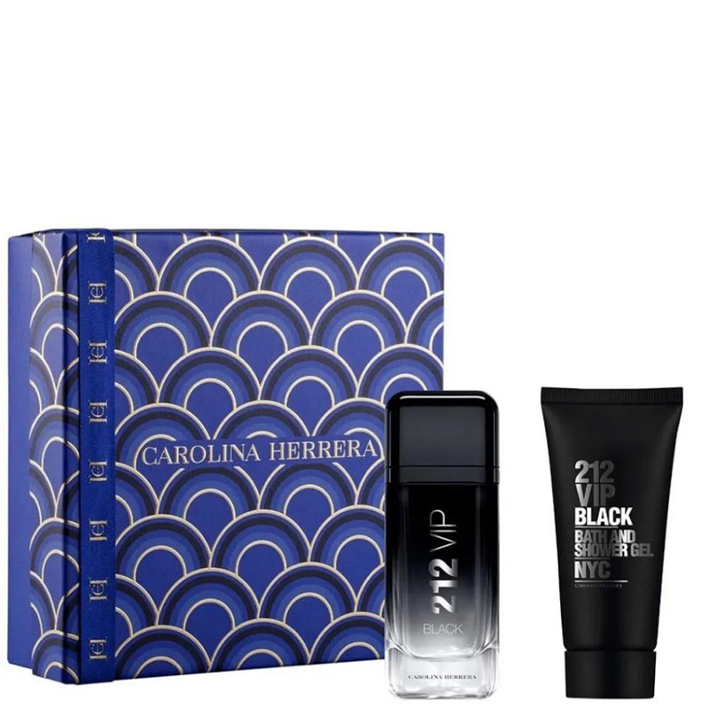 снимка на парфюм Carolina Herrera 212 VIP Black комплект 2 части 100 мл - EDP