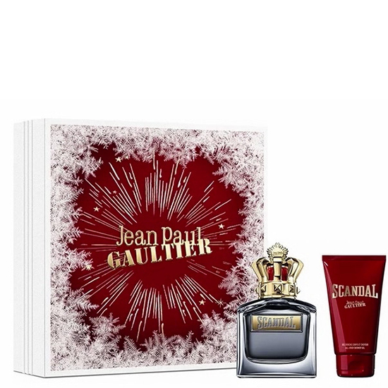 снимка на парфюм Jean Paul Gaultier Scandal Pour Homme комплект 2 части 100 мл - EDT