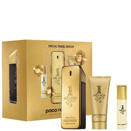 снимка на парфюм Paco Rabanne 1 MILLION комплект 3 части 100 мл - EDT