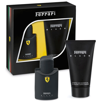 снимка на парфюм Ferrari BLACK комплект за мъже 2 части 75 мл - EDT